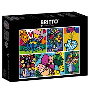 Picture of Puzzle 2000 Kwiaty, Romero Britto