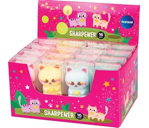 Obrazek Temperówka silikonowa Kot (16szt)