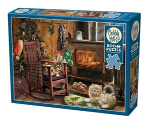 Picture of Puzzle 500 Kocięta przy piecyku G3