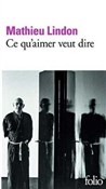 polish book : Ce quaimer... - Mathieu Lindon