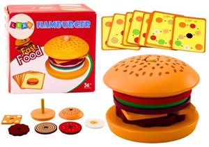 Obrazek Hamburger drewniany 8el z przepisami