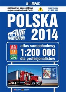 Obrazek Polska 2014 Atlas samochodowy dla profesjonalistów 1:200 000