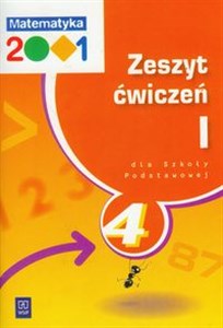 Picture of Matematyka 2001 4 Zeszyt ćwiczeń część 1 Szkoła podstawowa