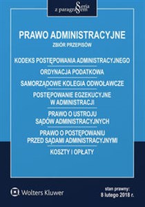 Picture of Prawo administracyjne Zbiór przepisów