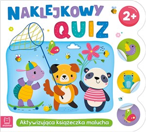 Picture of Naklejkowy quiz 2+ Aktywizująca książeczka malucha