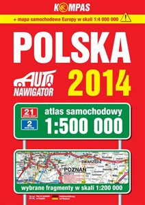 Picture of Polska 2014 Atlas samochodowy 1:500 000