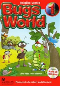 Obrazek Bugs World 1 Podręcznik z płytą CD Szkoła podstawowa