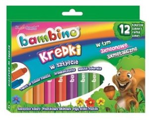Picture of Kredki w sztyfcie Bambino 12 kolorów