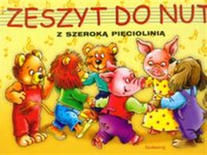 Picture of Zeszyt do nut z szeroką pięciolinią