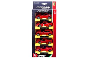 Picture of Ferrari Race + Play 5-pak 1:18 BBURAGO