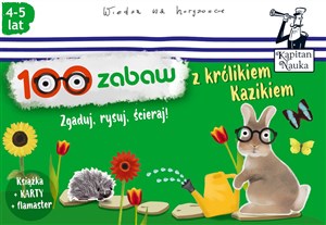 Obrazek Kapitan Nauka 100 zabaw z królikiem Kazikiem