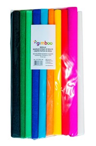 Obrazek Bibuła marszczona w rolce Gimboo 10 sztuk mix kolorów