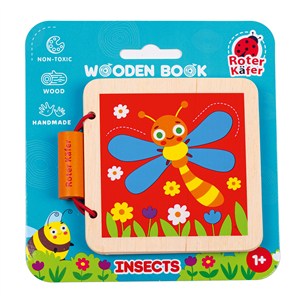 Obrazek Drewniana książeczka Owady RW3033