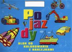 Picture of Pojazdy Blok do kolorowania z naklejkami