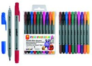 Obrazek Pisaki dwustronne 10 kolorów