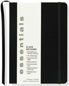 Picture of Notatnik Mały Essentials gładki czarny