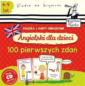 Obrazek Angielski dla dzieci 100 pierwszych zdań + karty obrazkowe)