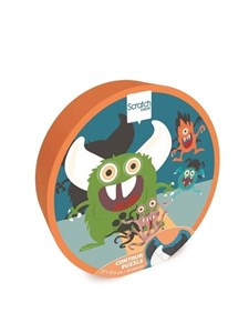 Picture of Puzzle 33 konturowe Stworki