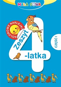 Obrazek Mała sowa Zeszyt 4-latka Część 1