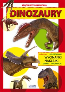 Obrazek Dinozaury Kolorowanki, wycinanki, naklejki, zabawy, informacje