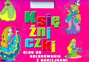 Picture of Księżniczki Blok do kolorowania z naklejkami