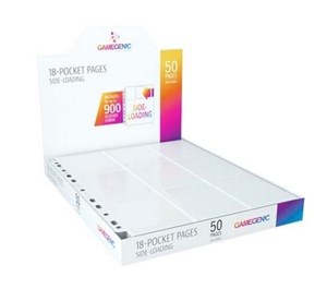Picture of Gamegenic:18-Pocket Pages Sideloading-White(50szt)