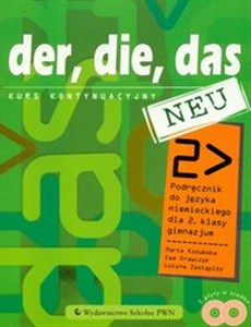Picture of der, die, das neu 2 Kurs kontynuacyjny Podręcznik Gimnazjum