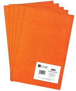 Picture of Filc poliestrowy A4 orange 5 szt.