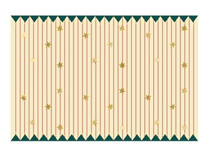 Picture of Obrus papierowy Pasy z gwiazdkami 180x120cm