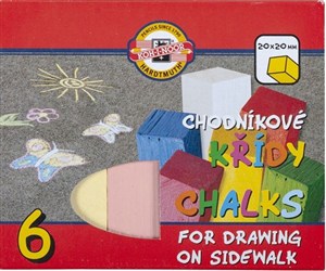 Obrazek Kreda chodnikowa 6 kolorów