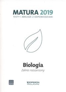 Picture of Biologia Matura 2019 Testy i arkusze Zakres rozszerzony