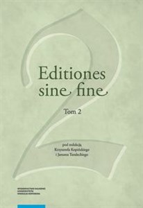 Picture of Editiones sine fine Tom 2