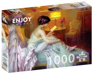 Obrazek Puzzle 1000 Wieczorne czytanie, Delphin Enjolras