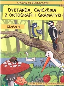 Obrazek Dyktanda ćwiczenia z ortografii i gramatyki KL.4 / Kameleon