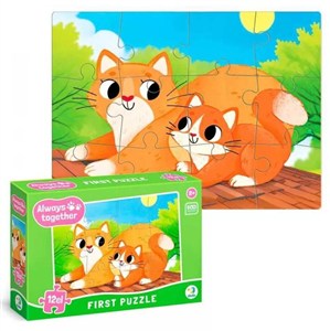Picture of Puzzle 12 Zawsze razem. Koty