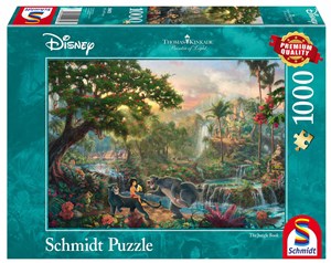 Picture of Puzzle 1000 PQ Księga dżungli Disney T. Kinkade 106297
