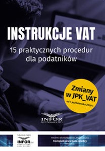 Obrazek Instrukcje VAT 15 praktycznych procedur dla podatników