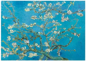 Obrazek Puzzle Kwitnące drzewo migdałowca 1000