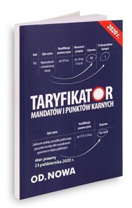 Picture of Taryfikator mandatów i punktów karnych (sierpień 2021)