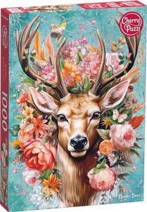 Picture of Puzzle 1000 CherryPazzi Flower Deer 30752