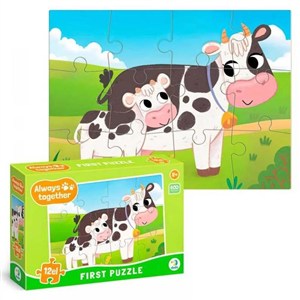Picture of Puzzle 12 Zawsze razem. Krówki