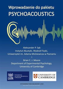 Picture of Wprowadzenie do pakietu Psychoacoustics / Guide to Psychoacoustics