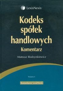 Obrazek Kodeks spółek handlowych Komentarz