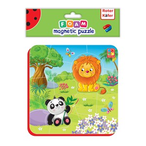 Picture of Puzzle piankowe magnetyczne Zoo RK5010-04
