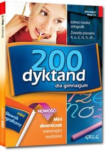 Picture of 200 dyktand dla gimnazjum + mini słowniczek