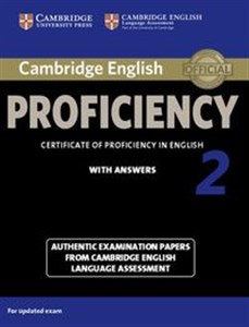 Picture of Cambridge English Proficiency 2 Authentic examination papers with answers