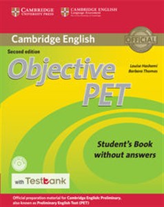 Picture of Objective PET Student's Book without Answers with CD-ROM with Testbank