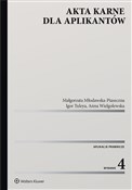 polish book : Akta karne... - Małgorzata Młodawska-Piaseczna, Igor Tuleya, Anna Wielgolewska