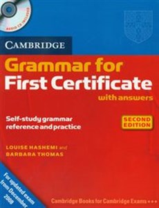 Picture of Cambridge Grammar for First Certificate with answers + CD