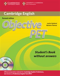 Picture of Objective PET Student's Book without Answers + CD